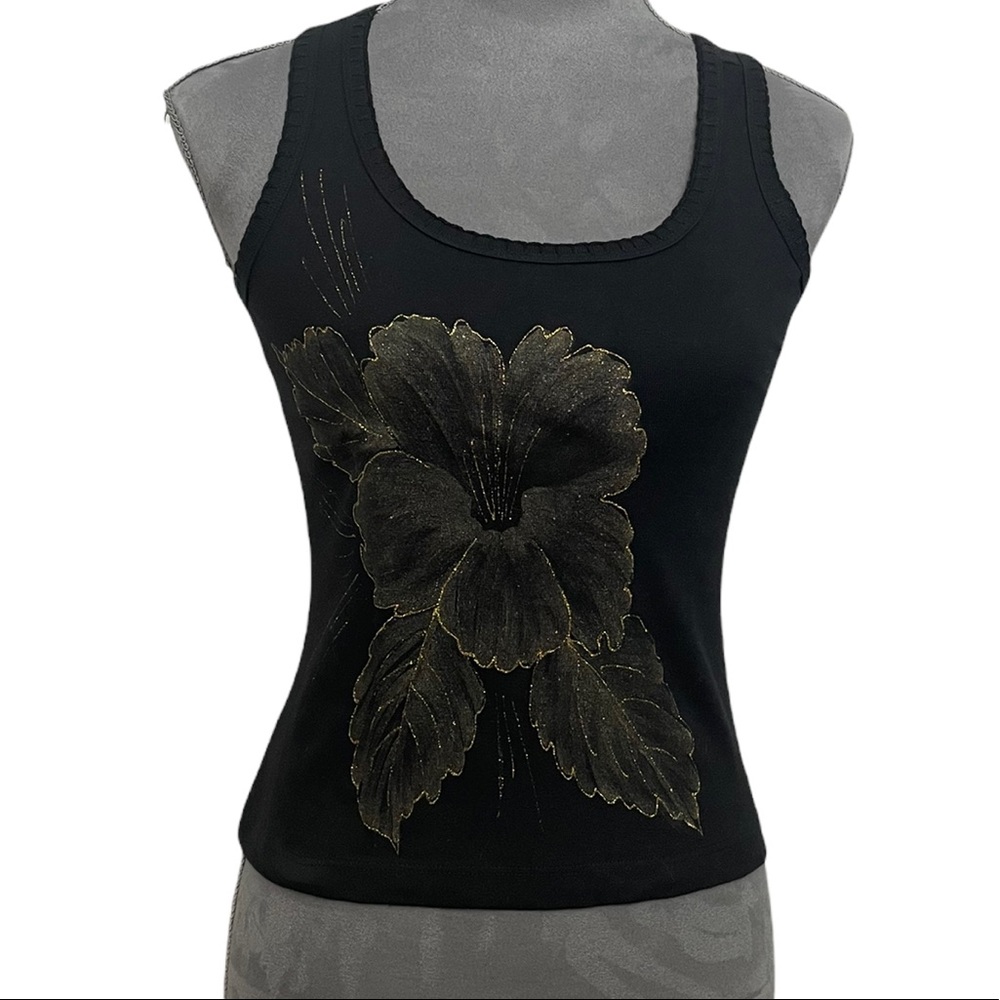 Hand Painted Brazilian Racer Back Tank Top